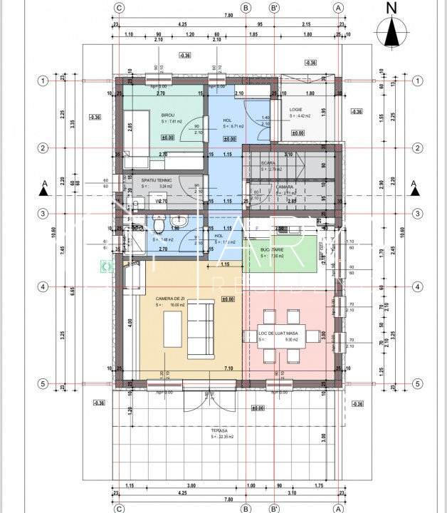 Casa P+M, semifinisata, Ferneziu