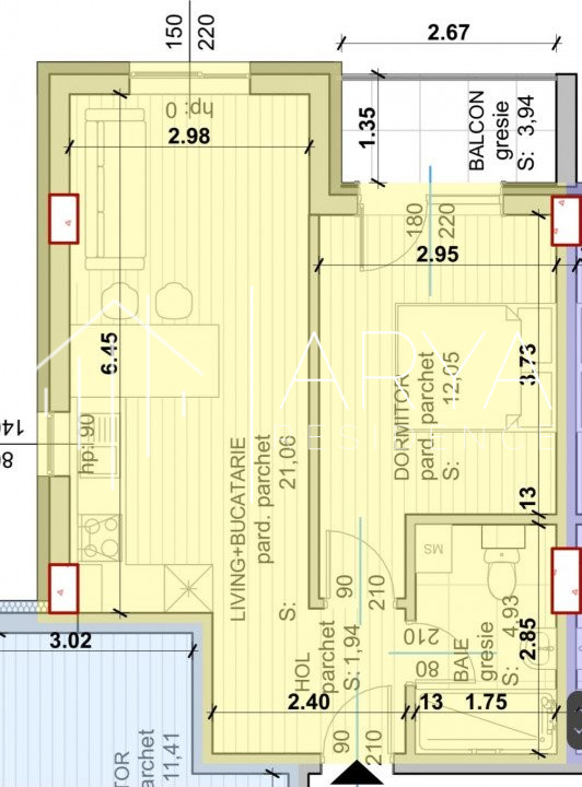 Apartament 2 camere, zona Granicerilor, bloc recent finalizat