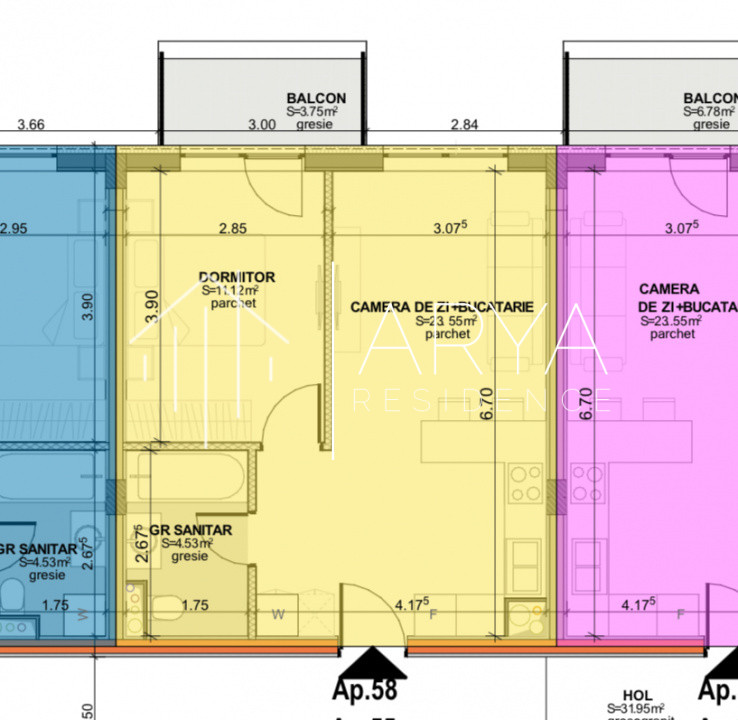 Apartement 2 camere, 0% COMISION, str. Margeanului