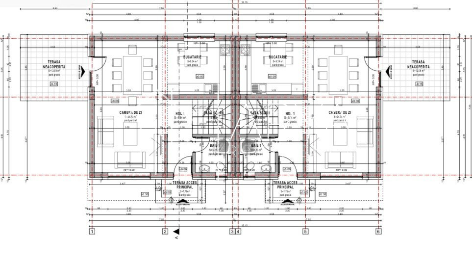 Casa finisata tip Duplex, Sasar