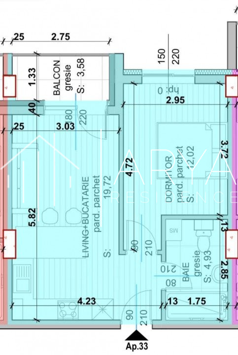 Apartament 2 camere, zona Granicerilor